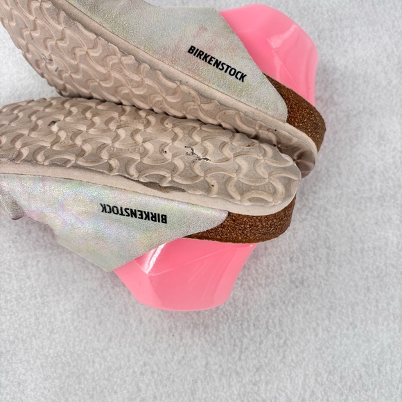 Birkenstock Arizona Women’s Vegan Microfiber Size 39 Multicolor - Picture 5 of 7